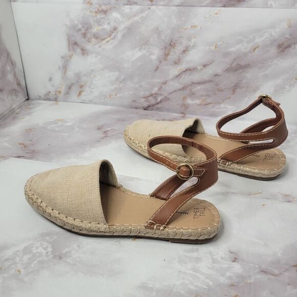 Time and Tru Size 6 1/2 Espadrilles Ankle buckle Closure - Picture 8 of 13